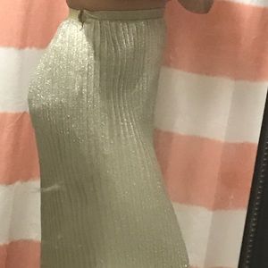 Urban Outfitters Shimmer midi skirt